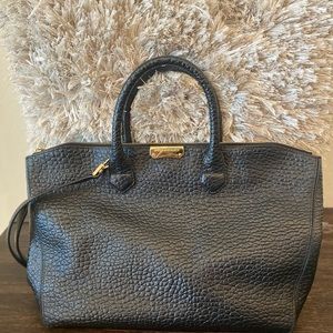 Grainy Leather Burberry Bag